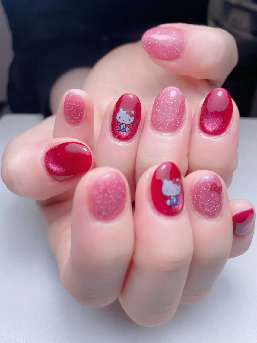 ネイル アートネイル オーロラネイル 長さ出し フットネイル フレンチネイル 中野駅から2分 MEO NAILのネイルデザイン