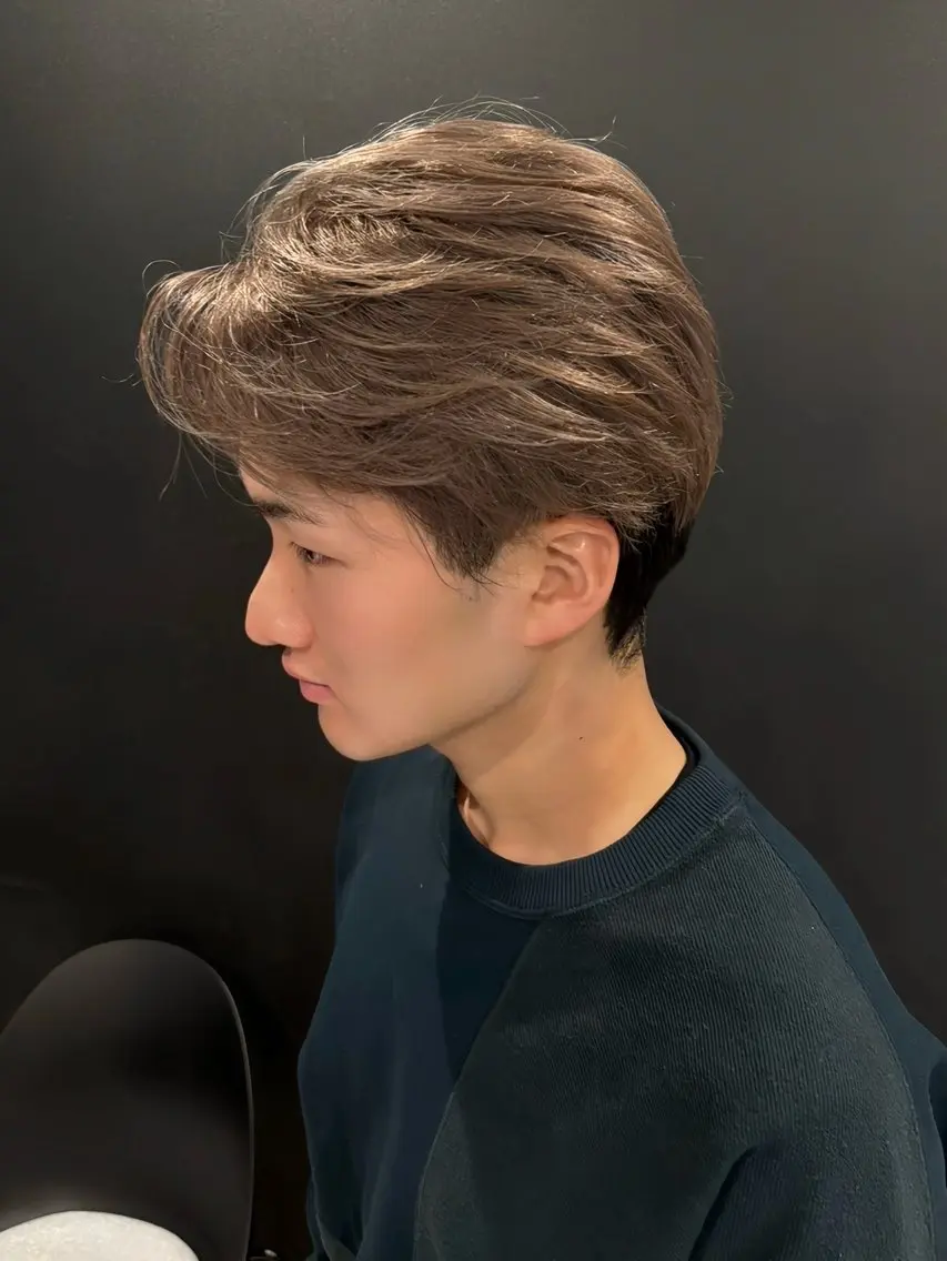 カラー メンズ LUVISM 長岡店/三田のヘアスタイル