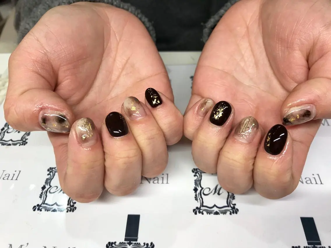 ネイル アートネイル ニュアンスネイル M's nail ..高幡不動のネイルデザイン