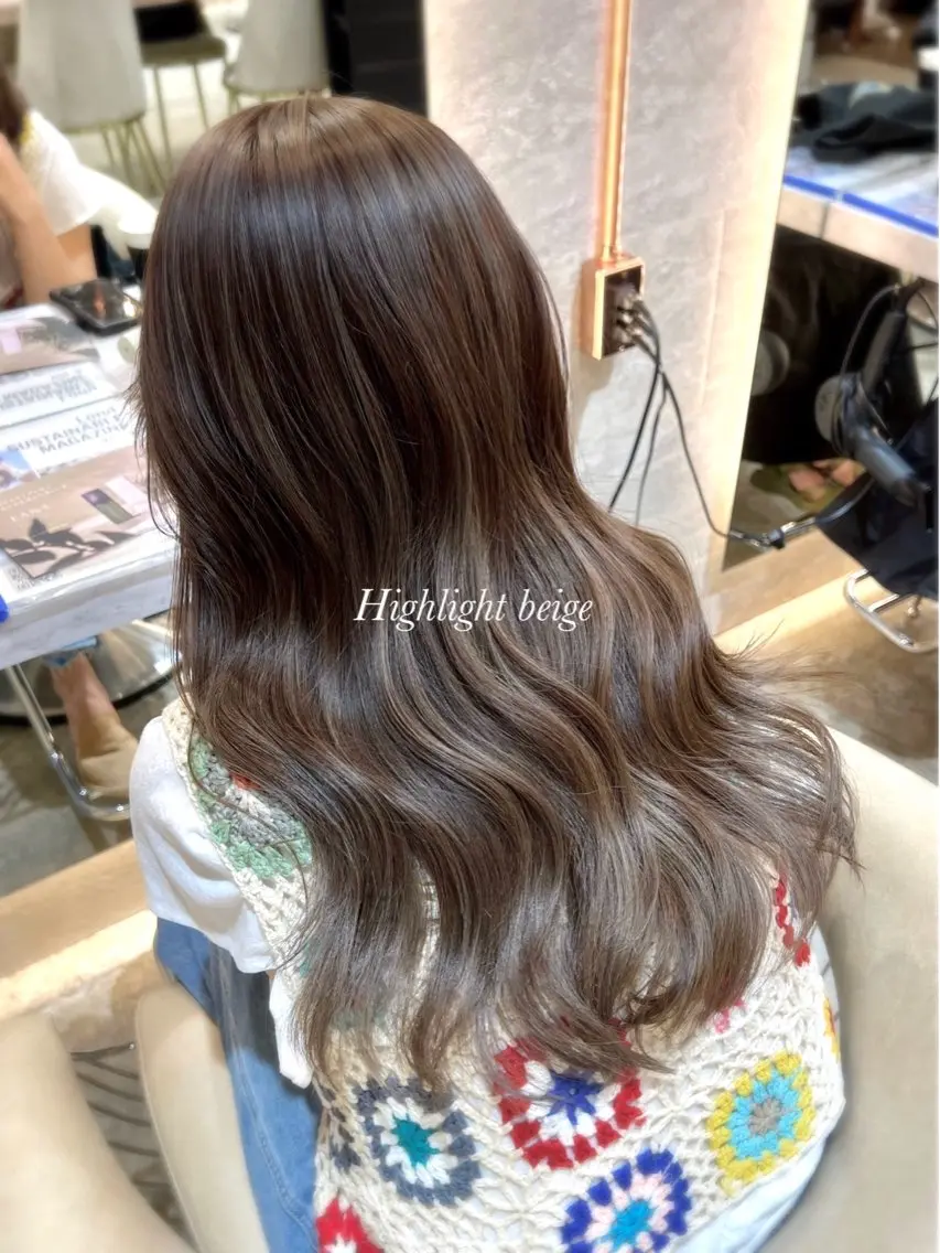 【一気にこなれ女子に🌸】前髪カット+ケアブリーチハイライトカラー+N.フルカラー+ 1step TR❤︎の写真