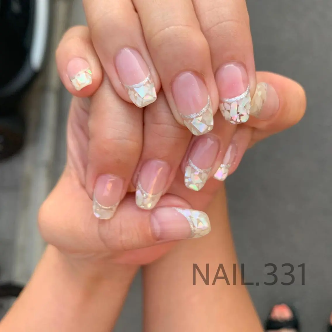 ネイル フレンチネイル 持ち込み Nail 331のネイルデザイン