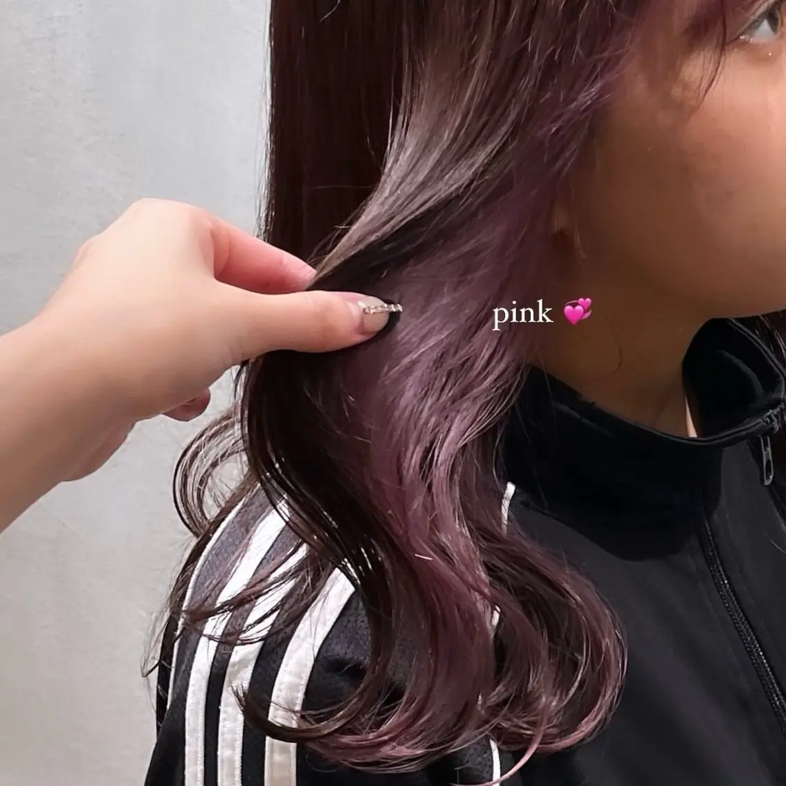 セミロング カラー Aoi 🎀 Ly hairのヘアスタイル