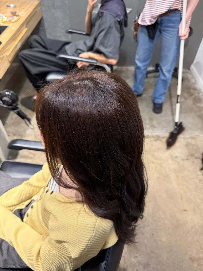 カラー 西村 颯世のヘアスタイル