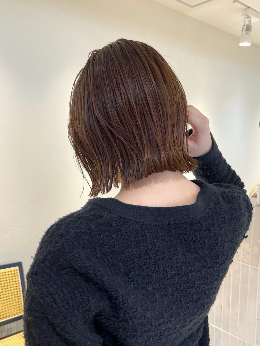 カット 縮毛矯正 縮毛矯正×ボブ🥣 オイカワ レイのヘアスタイル