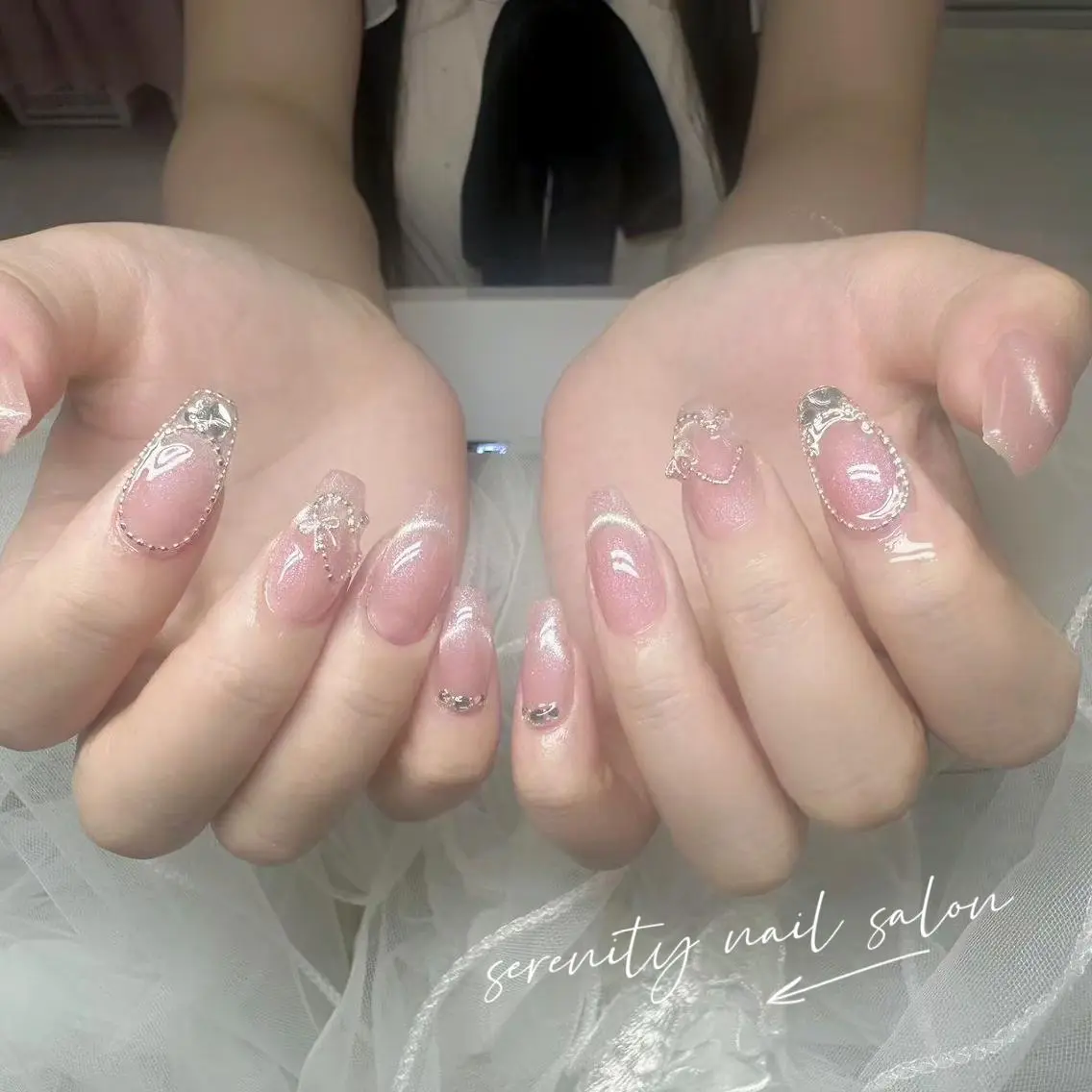 ネイル 長さ出し 持ち込み ワンホンネイル ハンドネイル ハンドケア シンプルネイル 💅SHINのネイルデザイン