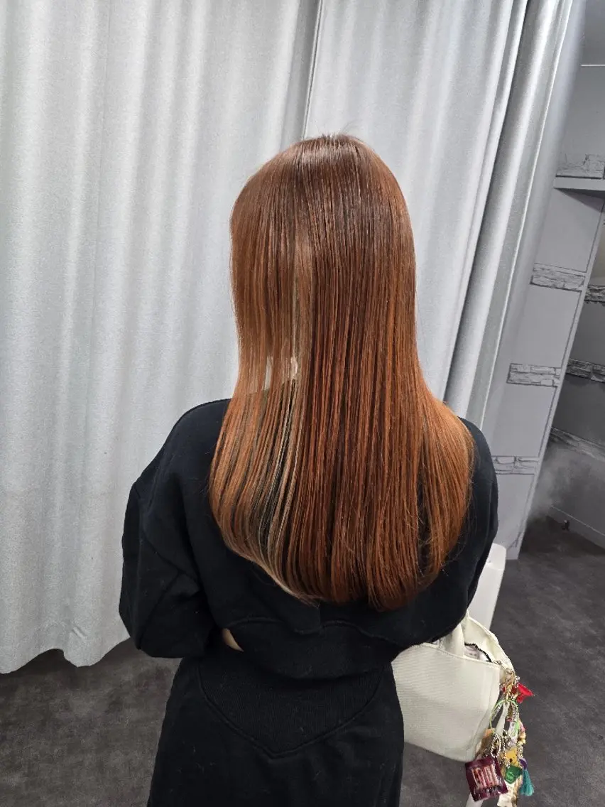 ロング カラー ヘアカラー トリートメント 平田 広大のヘアスタイル