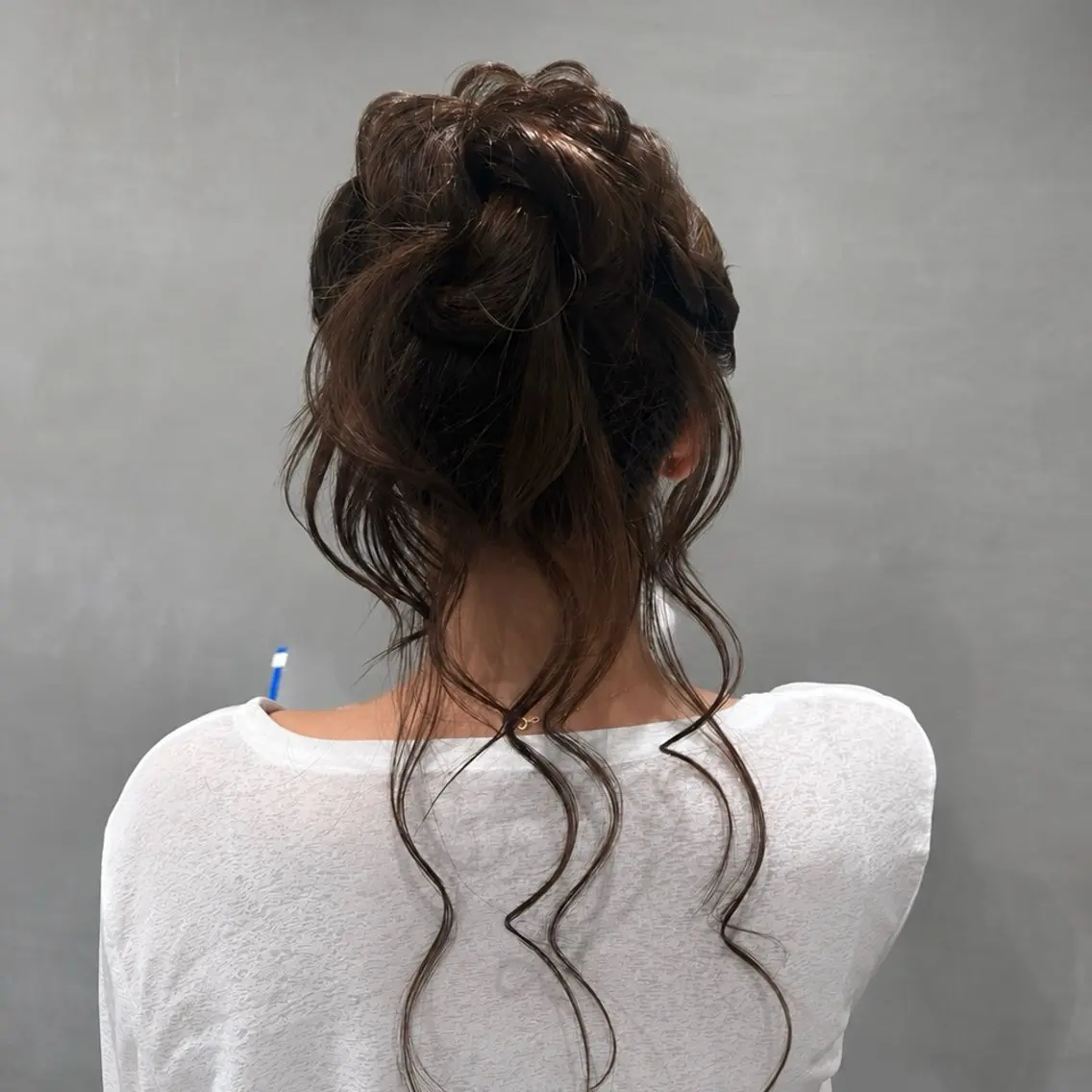 ロング 卒業式のヘアスタイル 韓国風ヘア 浴衣 推し活アレンジ🎀 艶カラー￤nanoのヘアスタイル