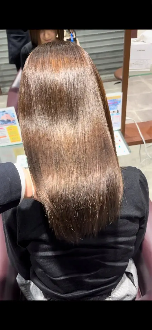 セミロング 髪質改善 田中大貴のヘアスタイル