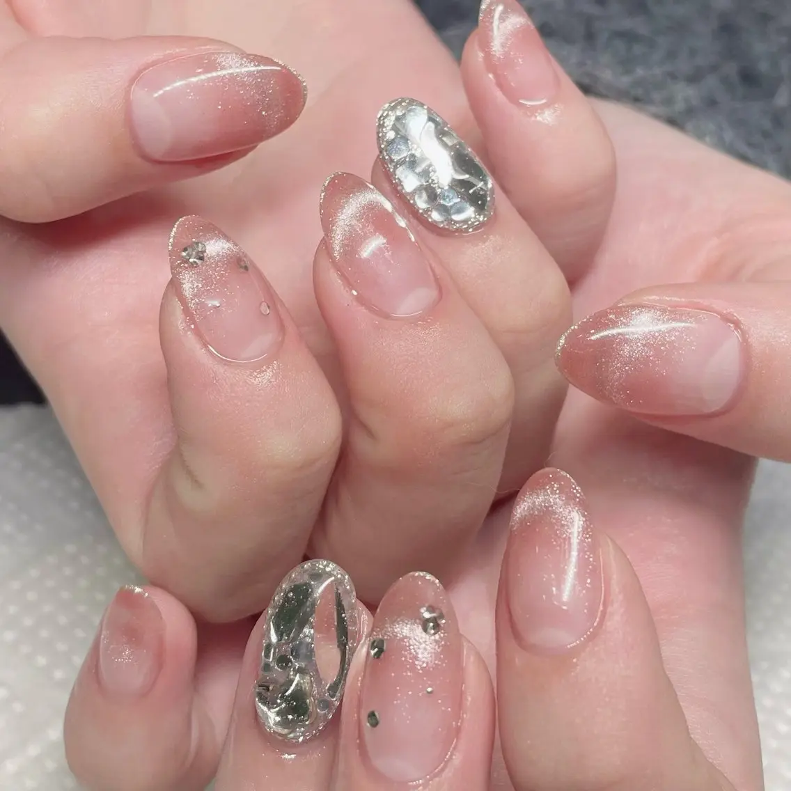 ネイル キラキラネイル Ricnail☾ ayanoのネイルデザイン