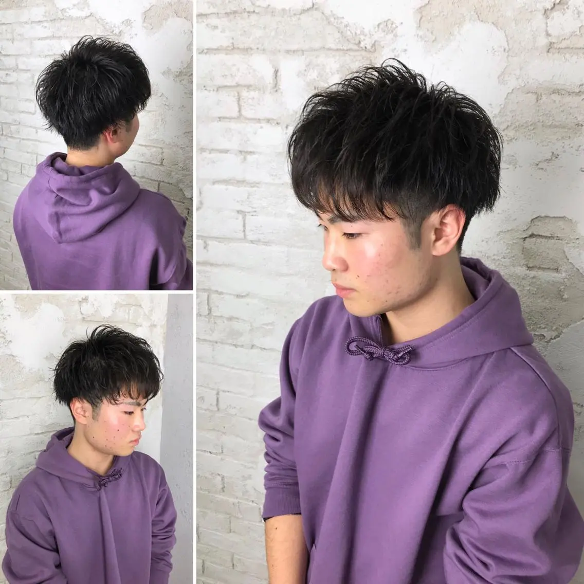 ショート パーマ メンズ メンズサロン IVY 池袋駅前店のヘアスタイル