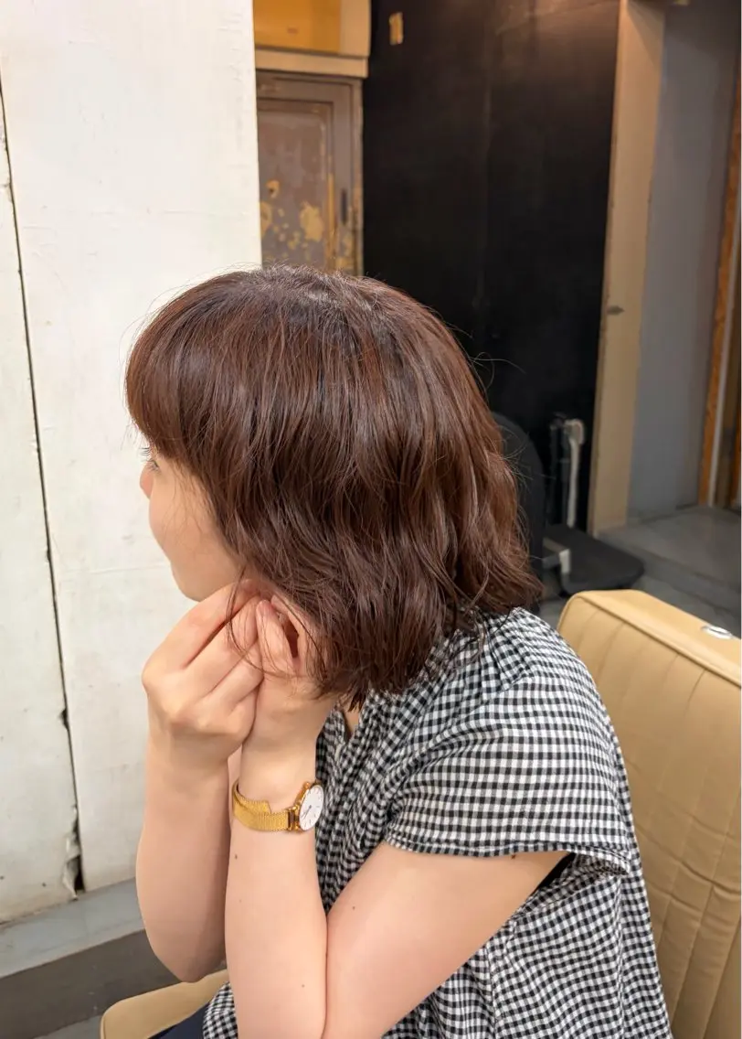 ショート パーマ カット パーマ kaze代官山 🪽kanameのヘアスタイル