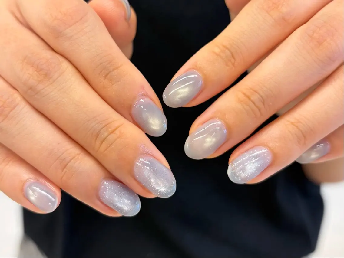 ネイル マグネットネイル ニュアンスネイル ハンドネイル ネイルサロン hotoriのネイルデザイン