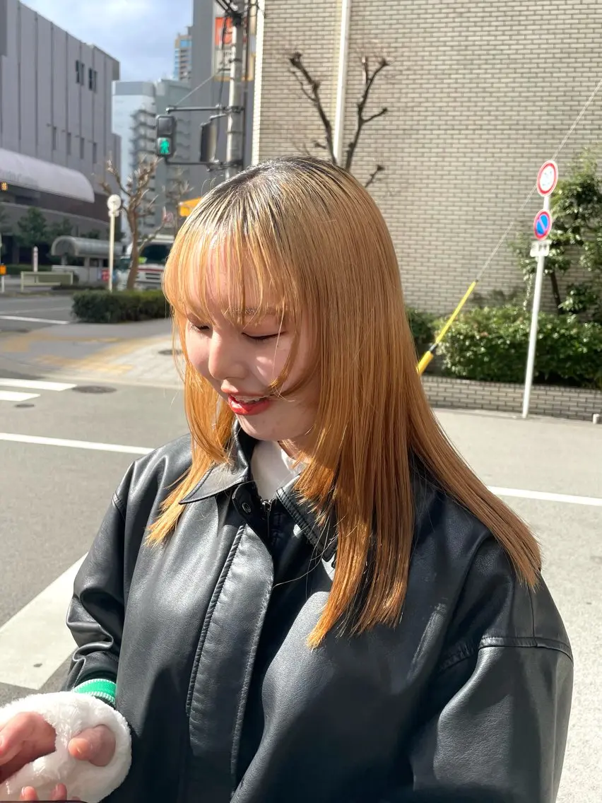 ロング カラー パーマ ヘアアレンジ ERINA/レイヤー /尼崎のヘアスタイル