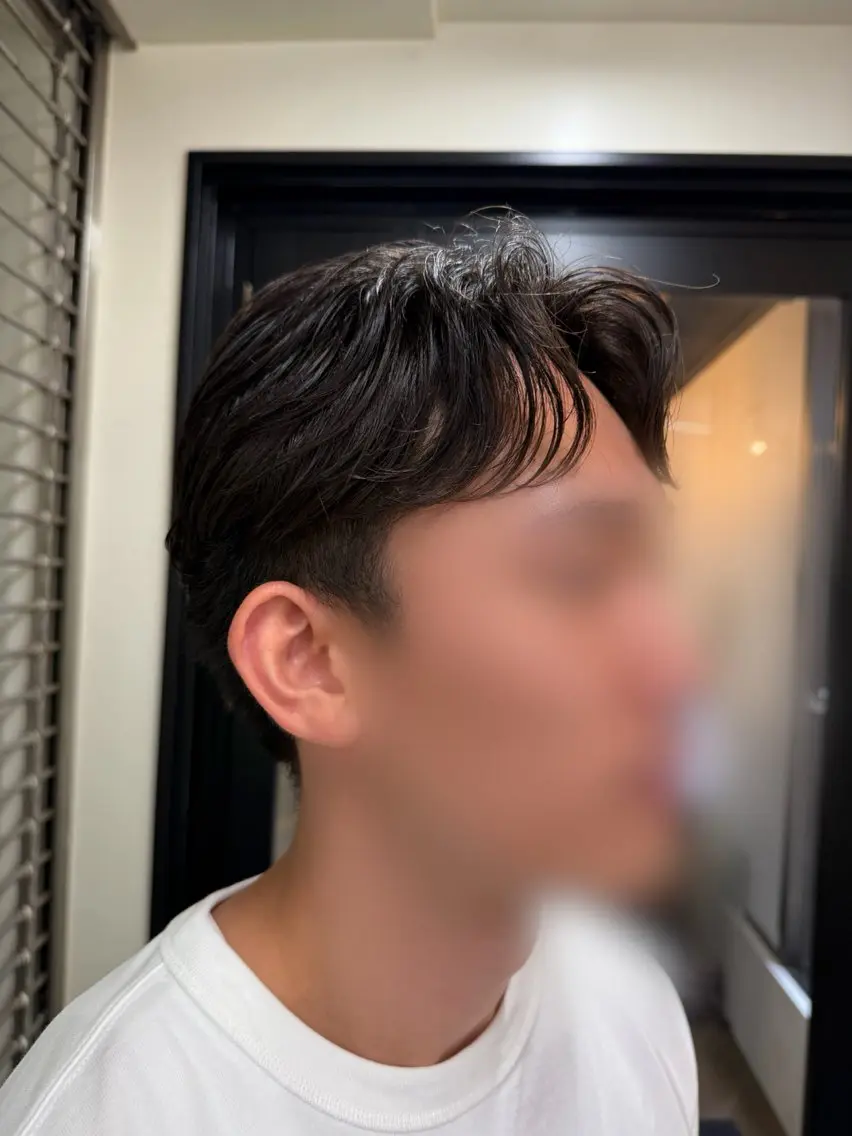 ショート パーマ メンズ パーマ 町田メンズパーマ 特化 金井蒔士のヘアスタイル
