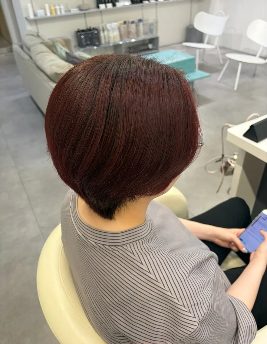 カラー 五十棲 光里のヘアスタイル