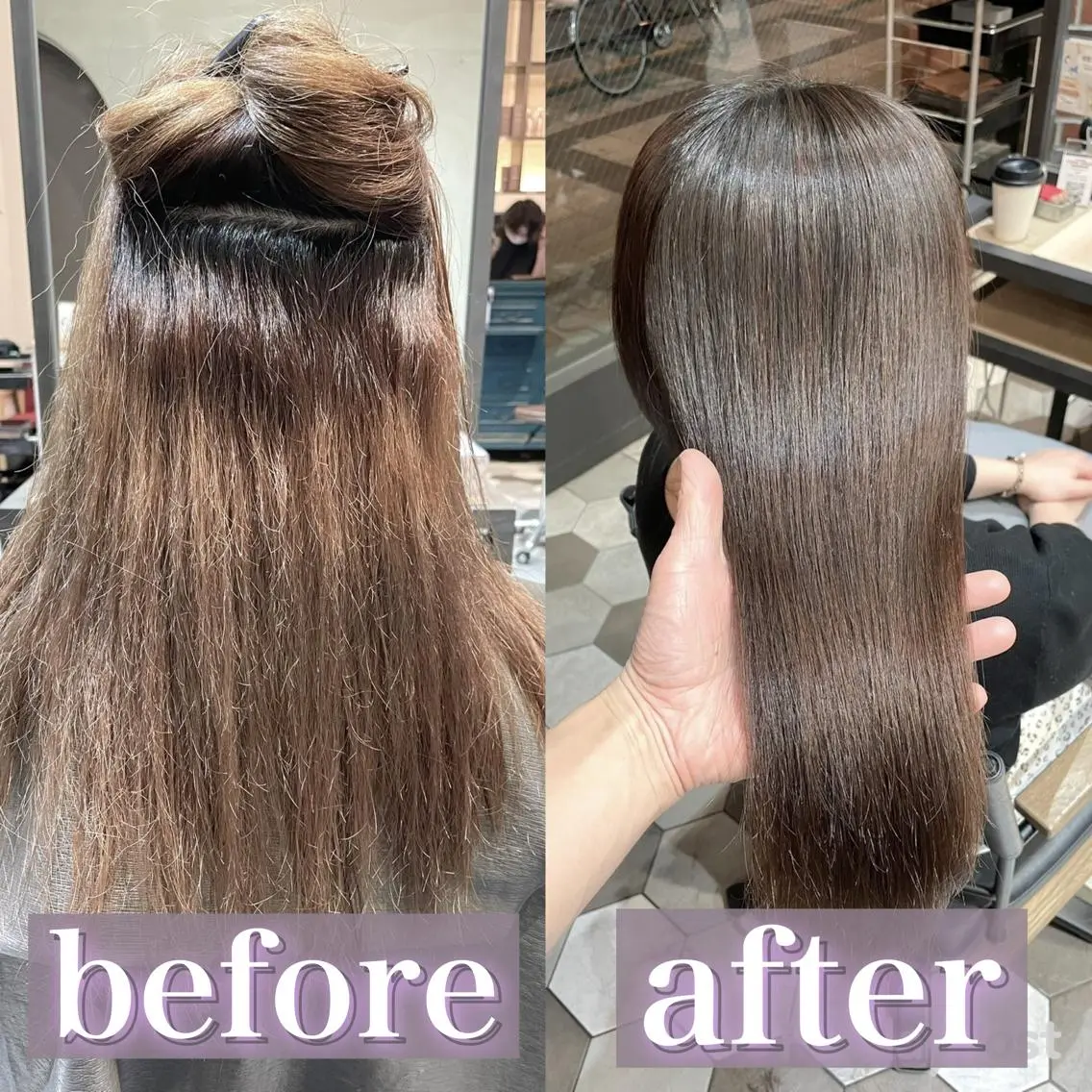 ロング 梅田🫧髪質改善 縮毛矯正🫧村上蒼生のヘアスタイル