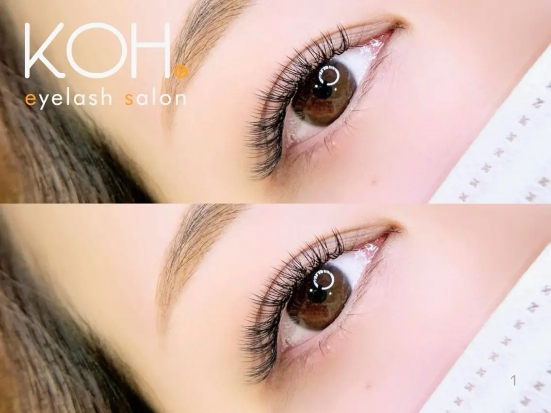 マツエク・マツパ Cカール フラットラッシュ 🌻eyelash salon KOH.のネイルデザイン
