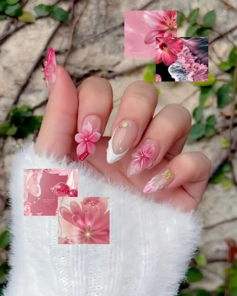 ネイル アートネイル ジェルネイル 韓国ネイル ニュアンスネイル 夏ネイル ハンドネイル Umee Nailのネイルデザイン