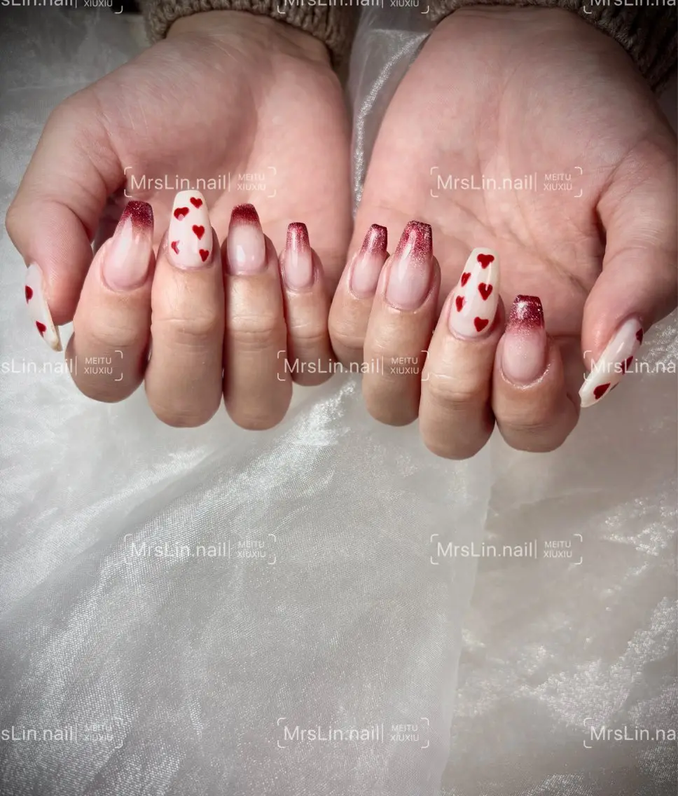 ネイル グラデーション マグネットネイル ハンドネイル Mrs Lin.nailのネイルデザイン