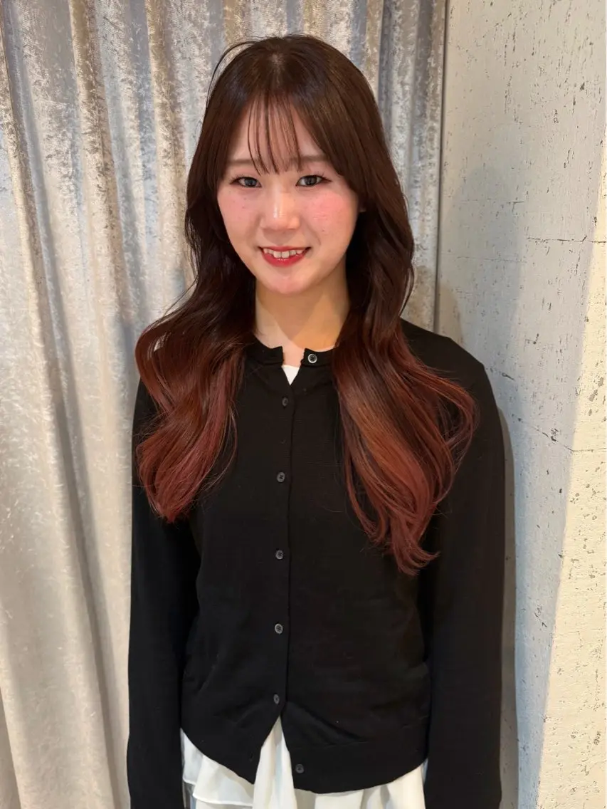 ロング カラー カット ヘアカラー トリートメント mai / linoah˚✧のヘアスタイル