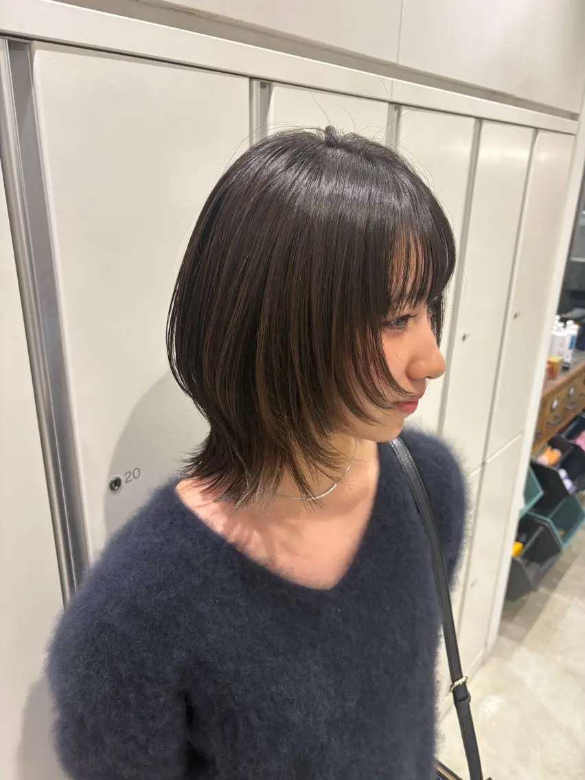 ショート ボブレイヤー ボブ レイヤーカット ウルフカット カット ✧HINA✧ 韓国風/レイヤーのヘアスタイル