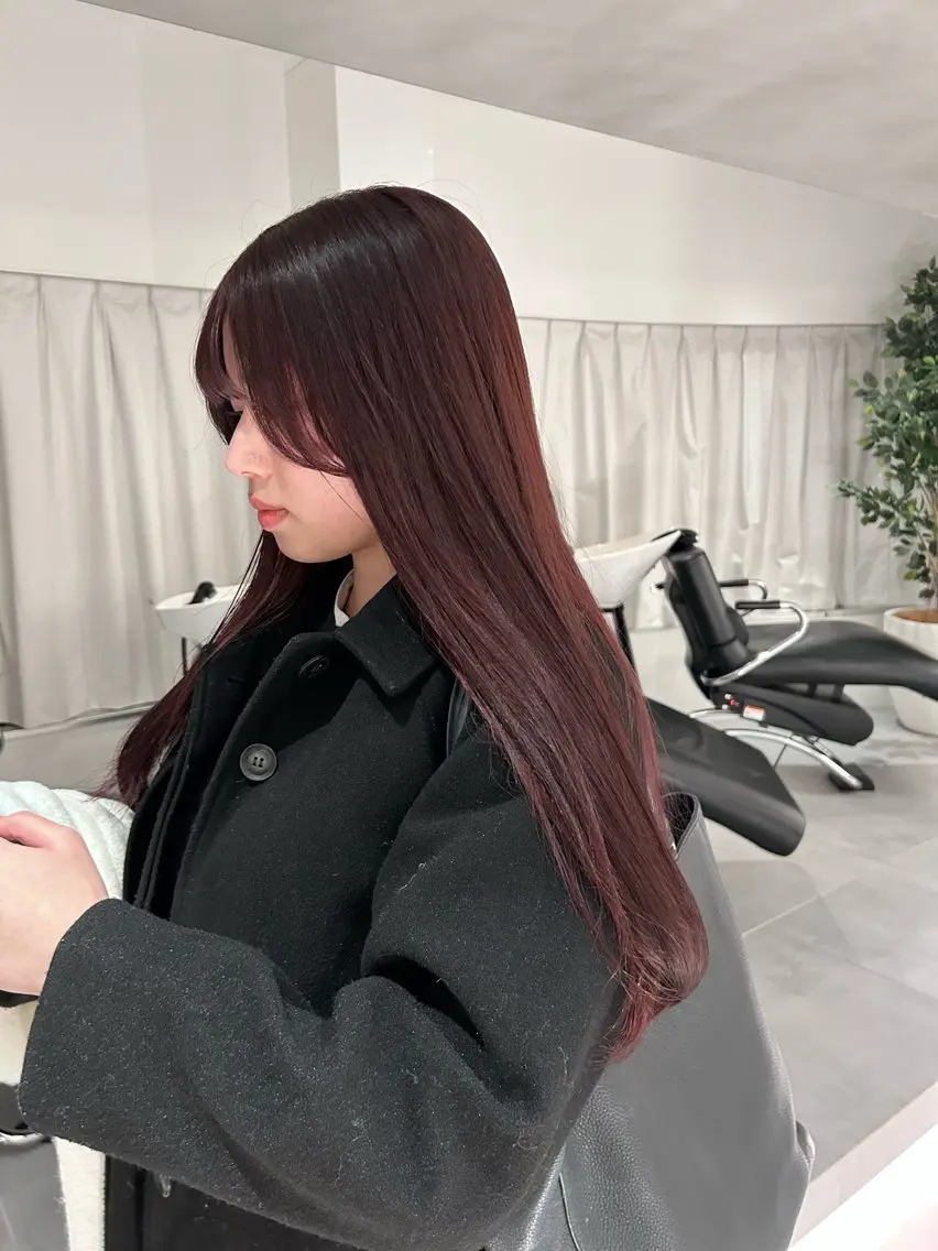 ロング カラー 🪞透け感&韓国ヘア 🪞honokaのヘアスタイル
