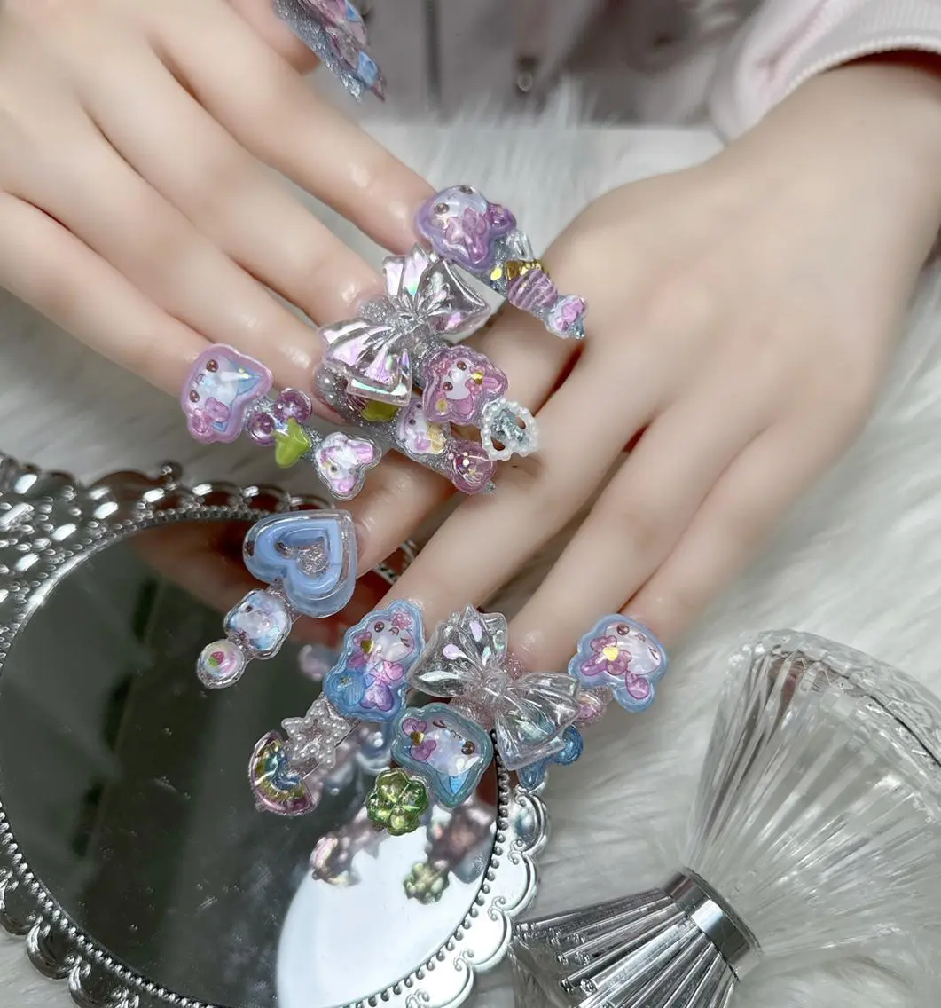 ネイル アートネイル 韓国ネイル ロングネイル 持ち込み シンプルネイル Nova Nailのネイルデザイン