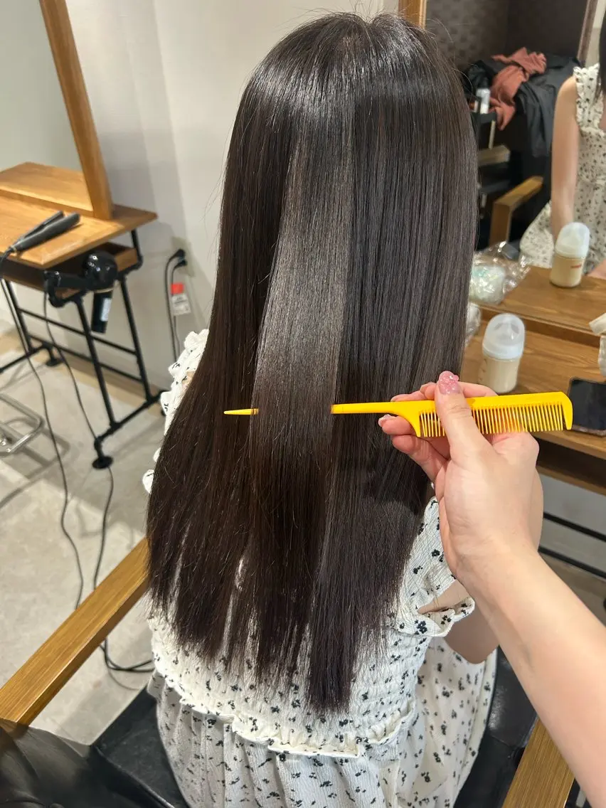 【限定】似合わせcut ＋クオライン縮毛矯正🧸ིྀ＋treatment 🧴の写真