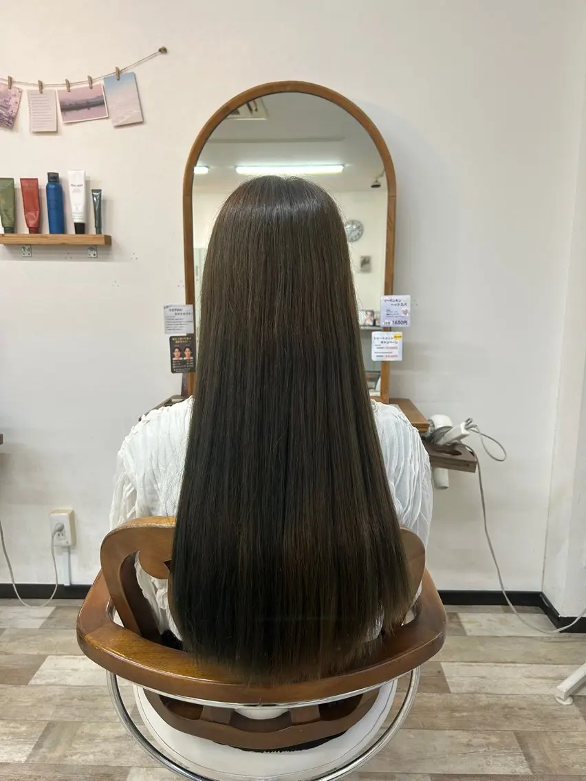 ロング ヘアカラー Rin ku-to andCのヘアスタイル