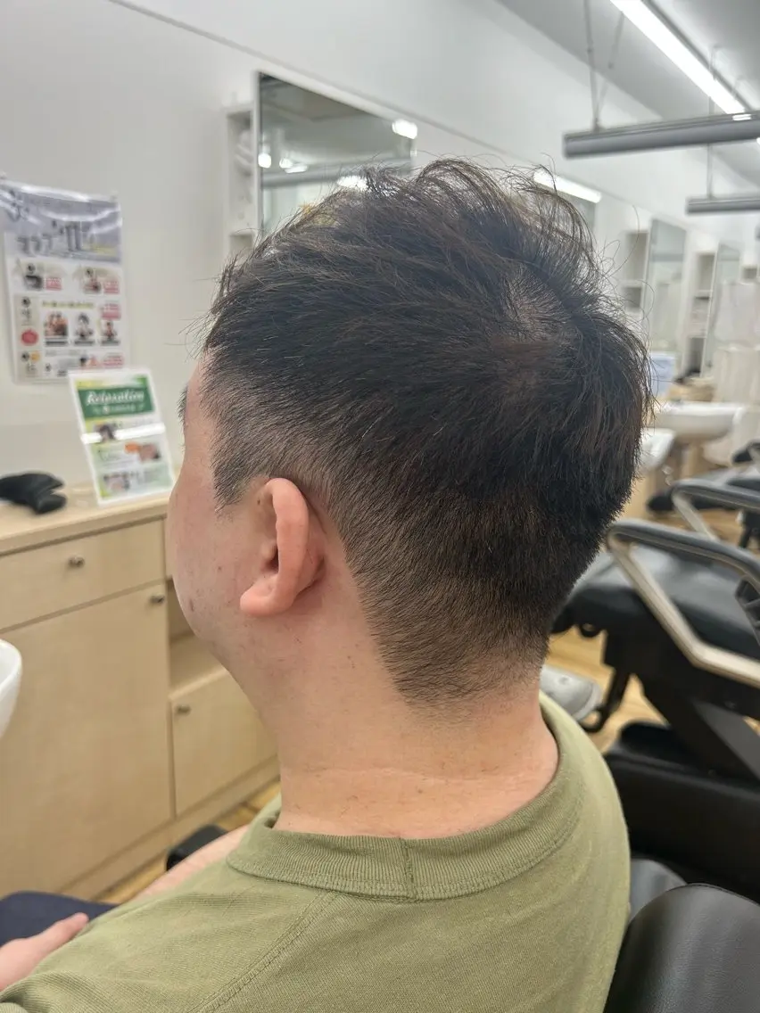 ショート メンズ トミオカ ⸌⍤⃝⸍のヘアスタイル