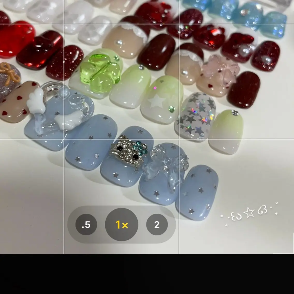 ネイル ジェルネイル グラデーション ハート ラメ(グリッター) ラメグラデーション ハンドネイル Sugar. ひかり໒꒱˚.*のネイルデザイン