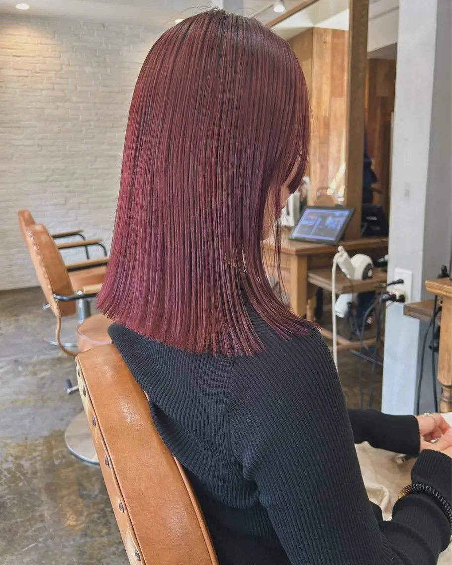 ミディアム カラー 西原 大智のヘアスタイル