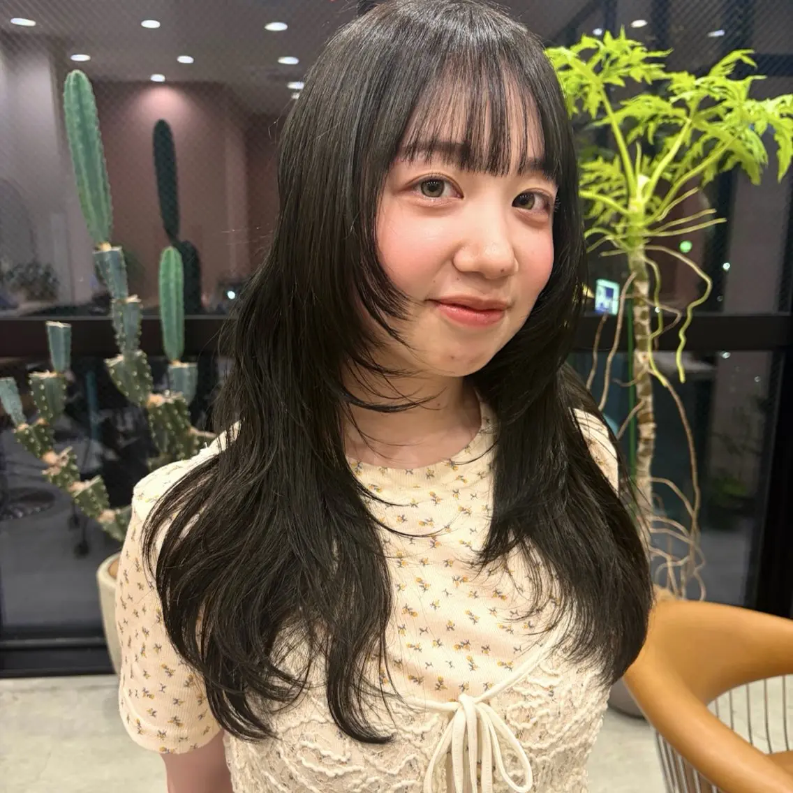 ロング ヘアカラー 透明感カラー 🌱多田 望花のヘアスタイル
