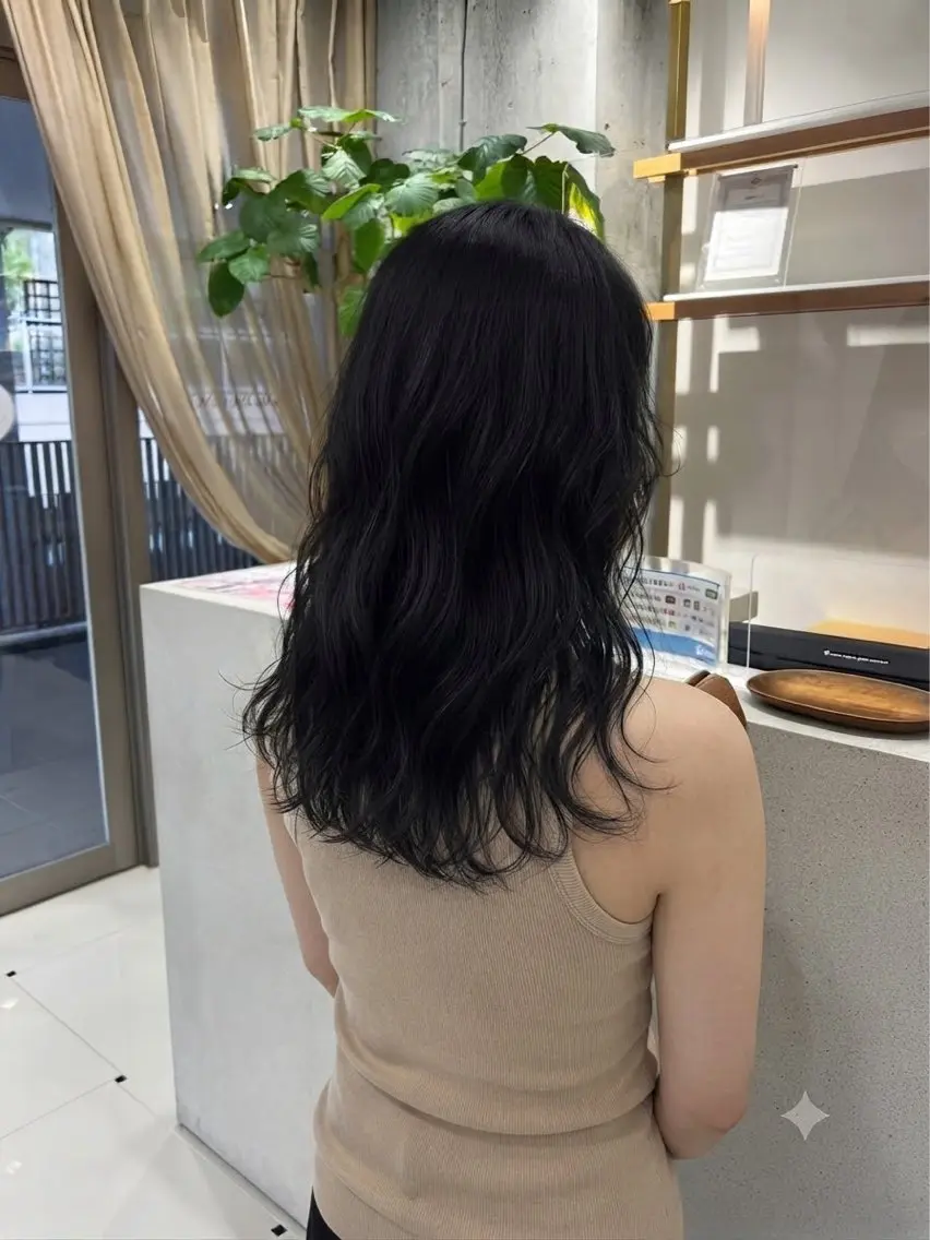 ミディアム パーマ パーマ 🦋NIA🦋 SALONECINQのヘアスタイル
