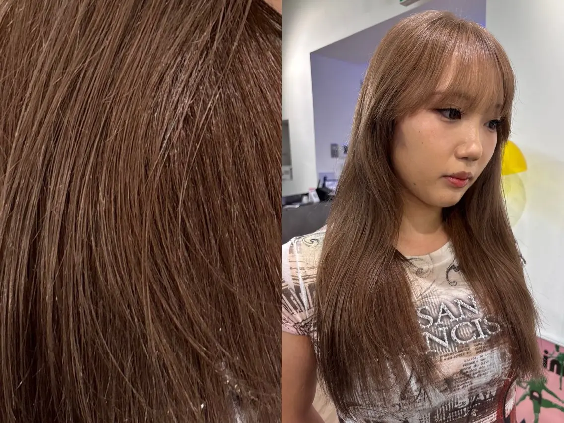 カラー ヘアカラー ベージュカラー/ 🎀Kanoのヘアスタイル
