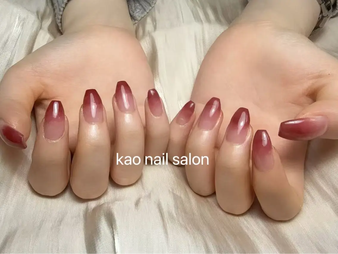 ネイル kao nail マグネット/長さだしのネイルデザイン