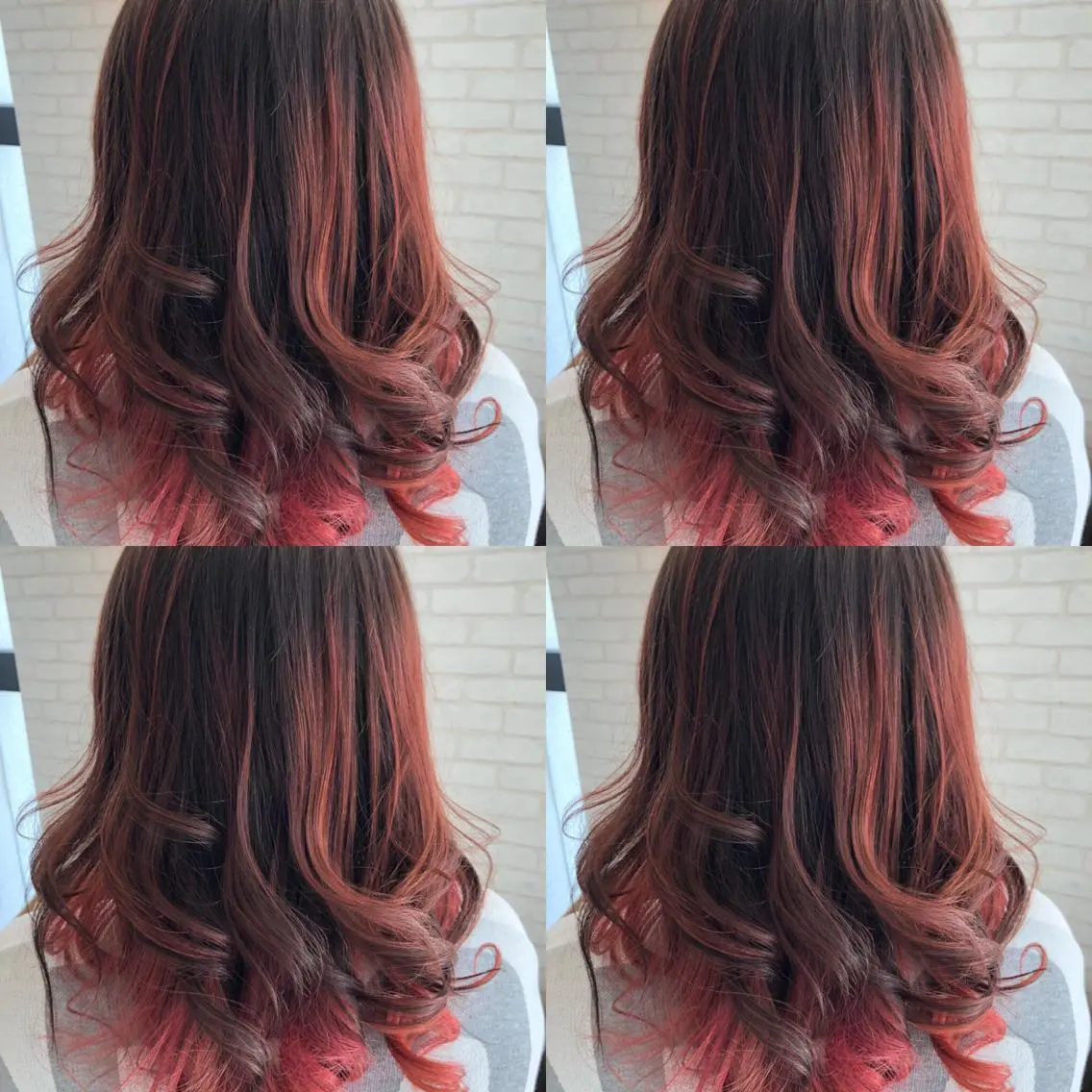 セミロング カラー ヘアカラー トリートメント 浅川 実行のヘアスタイル