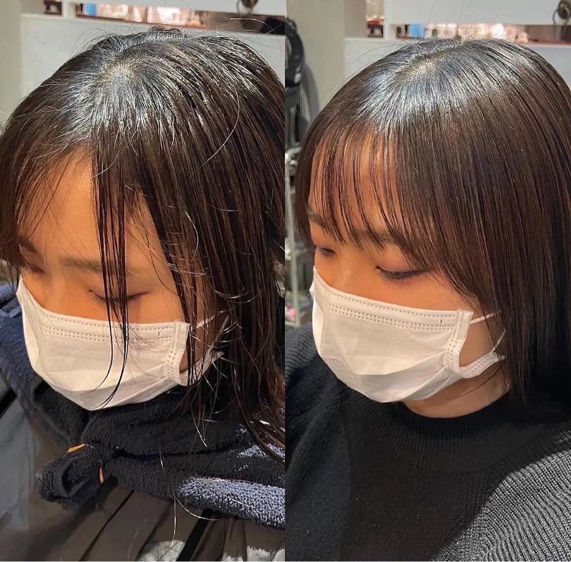 ショート カラー パーマ ヘアアレンジ ヘアカラー トリートメント 🪼ボブ/ミニボブ レイヤーボブ🪼のヘアスタイル