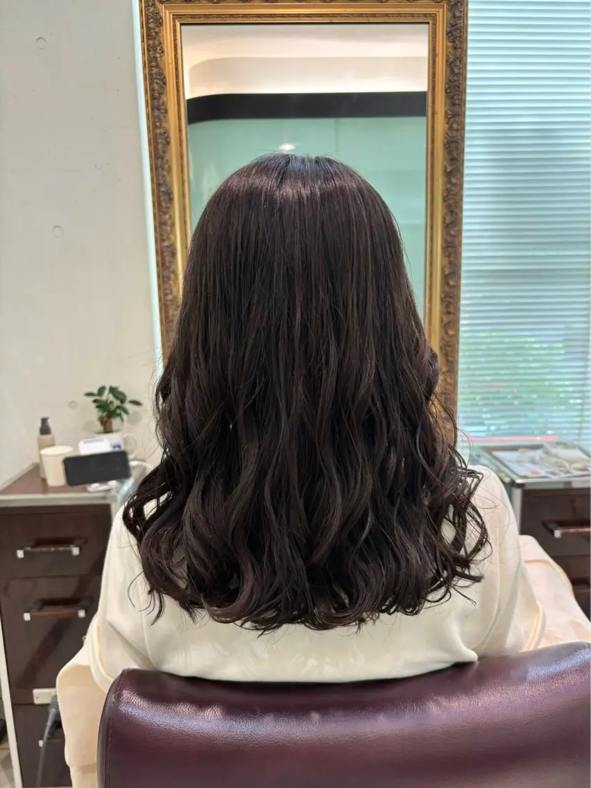 パーマ 暖色カラー🍎 家本 夏鈴のヘアスタイル