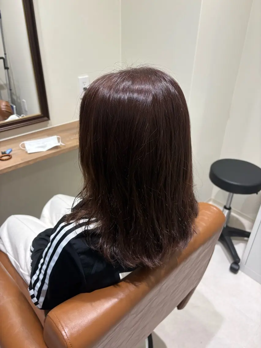 ミディアム ラベンダーブラウン ヘアカラー GUEST ヒロキのヘアスタイル
