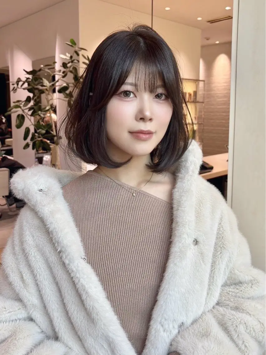 ショート 韓国風ヘア レイヤーカット カット 銀座/韓国レイヤー/ 艶カラー🍓原田侑依のヘアスタイル