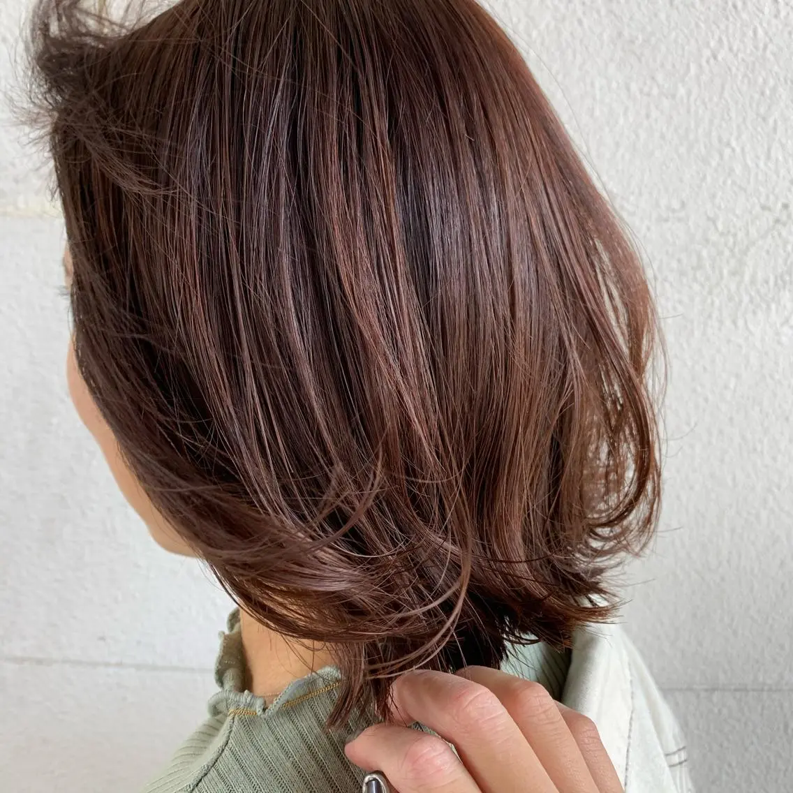 ミディアム 透明感カラー 金村真子のヘアスタイル