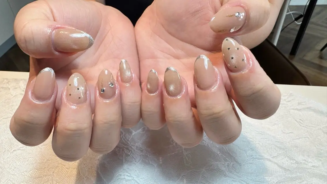 ネイル ジェルネイル 韓国ネイル マグネットネイル 持ち込み ワンホンネイル JUNOA NAILS 渋谷のネイルデザイン