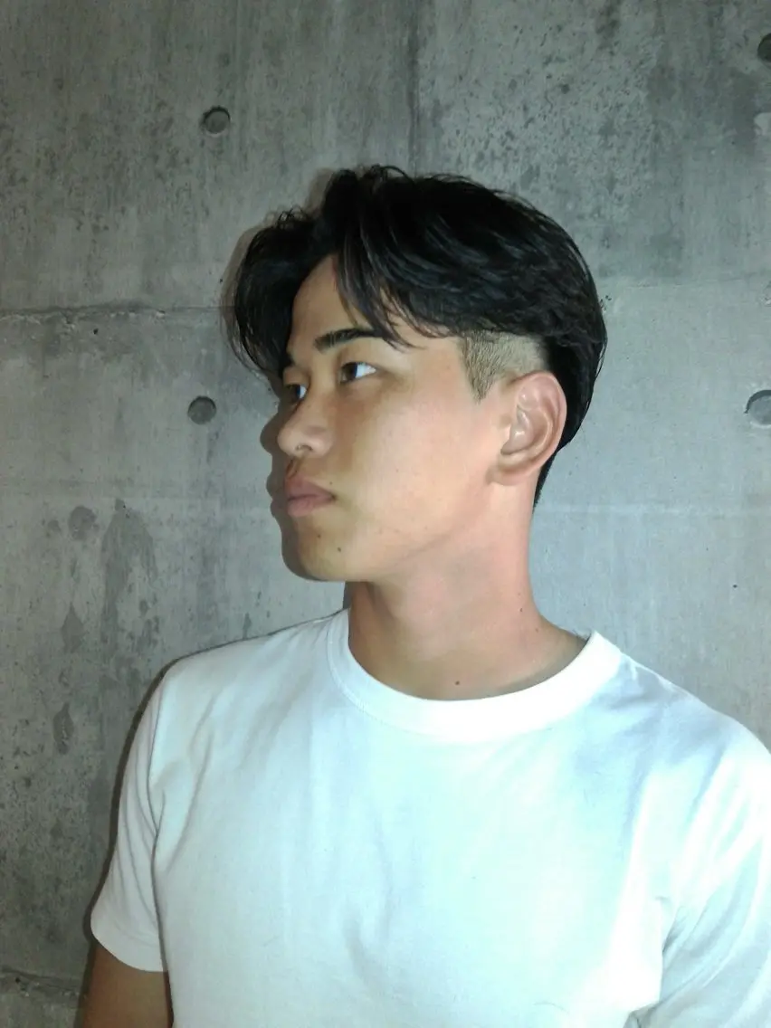 メンズ カット 窪田 力也のヘアスタイル