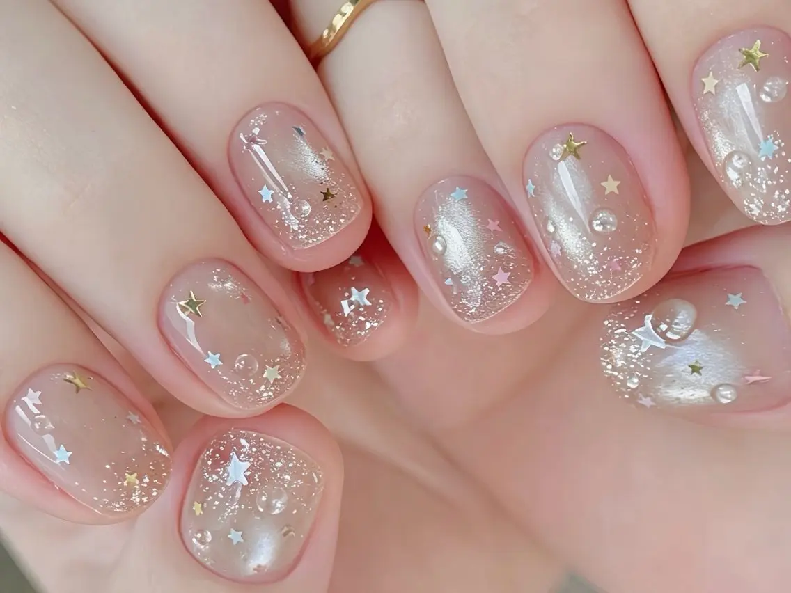 メンズ ネイル メンズ韓国風 オーロラネイル チークネイル 長さ出し フレンチネイル ハンドネイル ハンドケア NEW NAIL 池袋🔥🧲のネイルデザイン