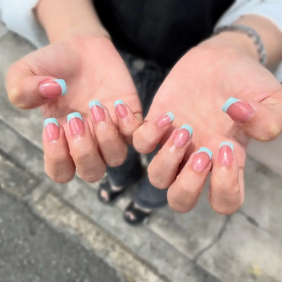 ネイル フレンチネイル by laki🐣 AOIのネイルデザイン
