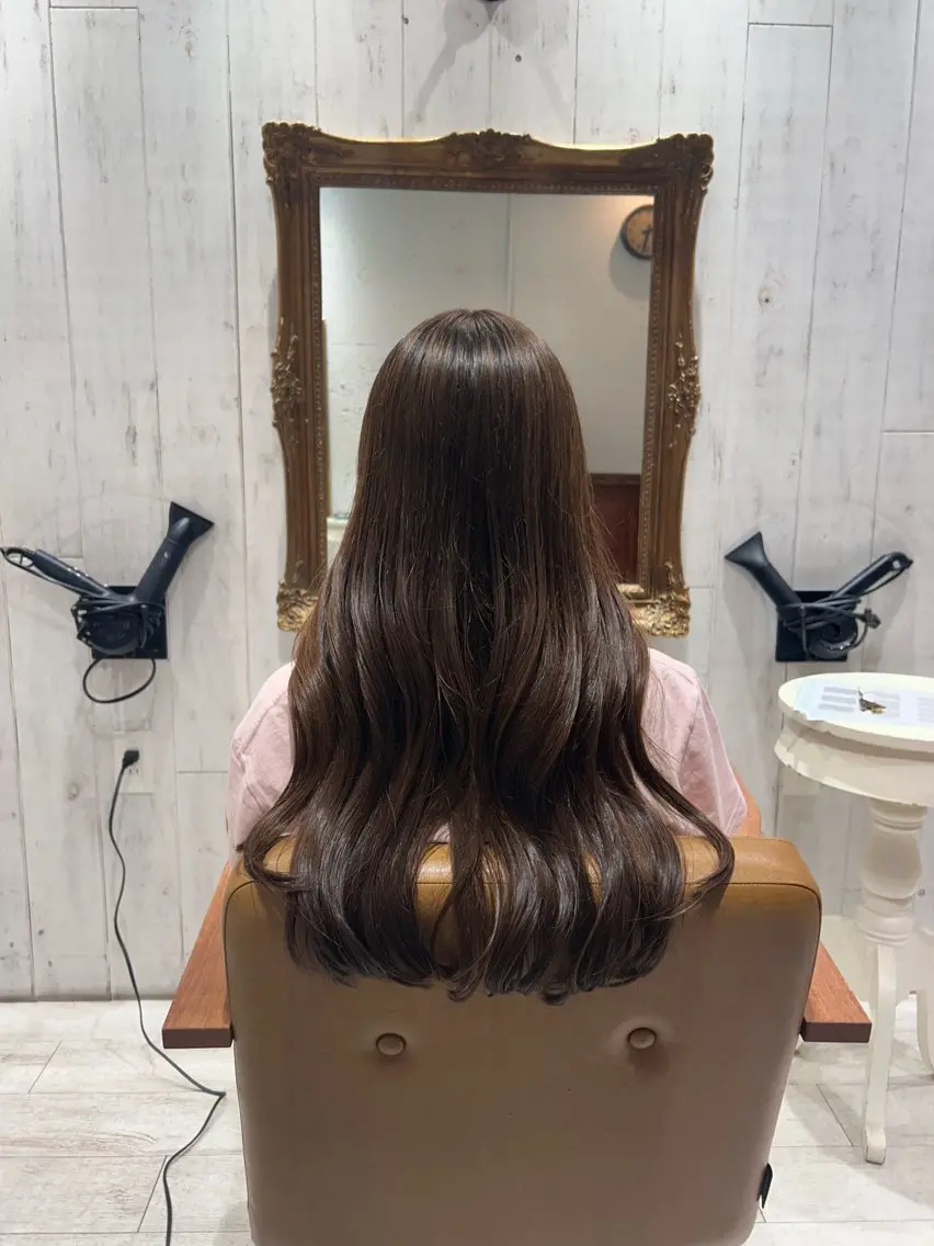 ロング カラー re view 日和のヘアスタイル