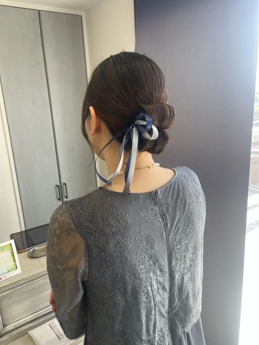 ミディアム ヘアアレンジ ヘアセット Felice Erikaのヘアスタイル