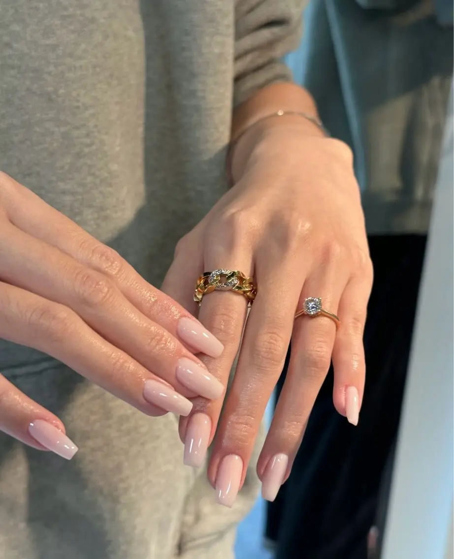 ネイル アートネイル フレンチネイル マグネットネイル ミラーネイル オフィスネイル ハンドネイル Blossom nail_研修のネイルデザイン