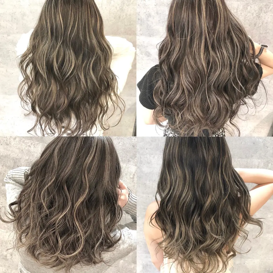 ロング カラー ハイライトカラー ハイライト ✨MiL✨ ✨心斎橋✨のヘアスタイル
